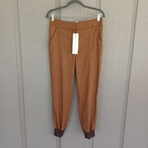 Veronica Beard Frazier Cuffed Joggers Pant Size 6 Preppy Harringbone Wool Blend